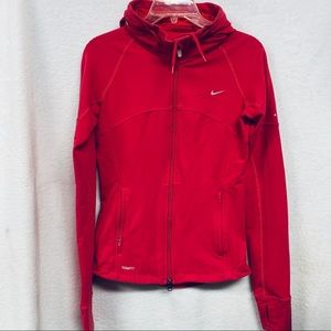 Nike Fit Hooded Top Reflective a7 Thumb Holes S